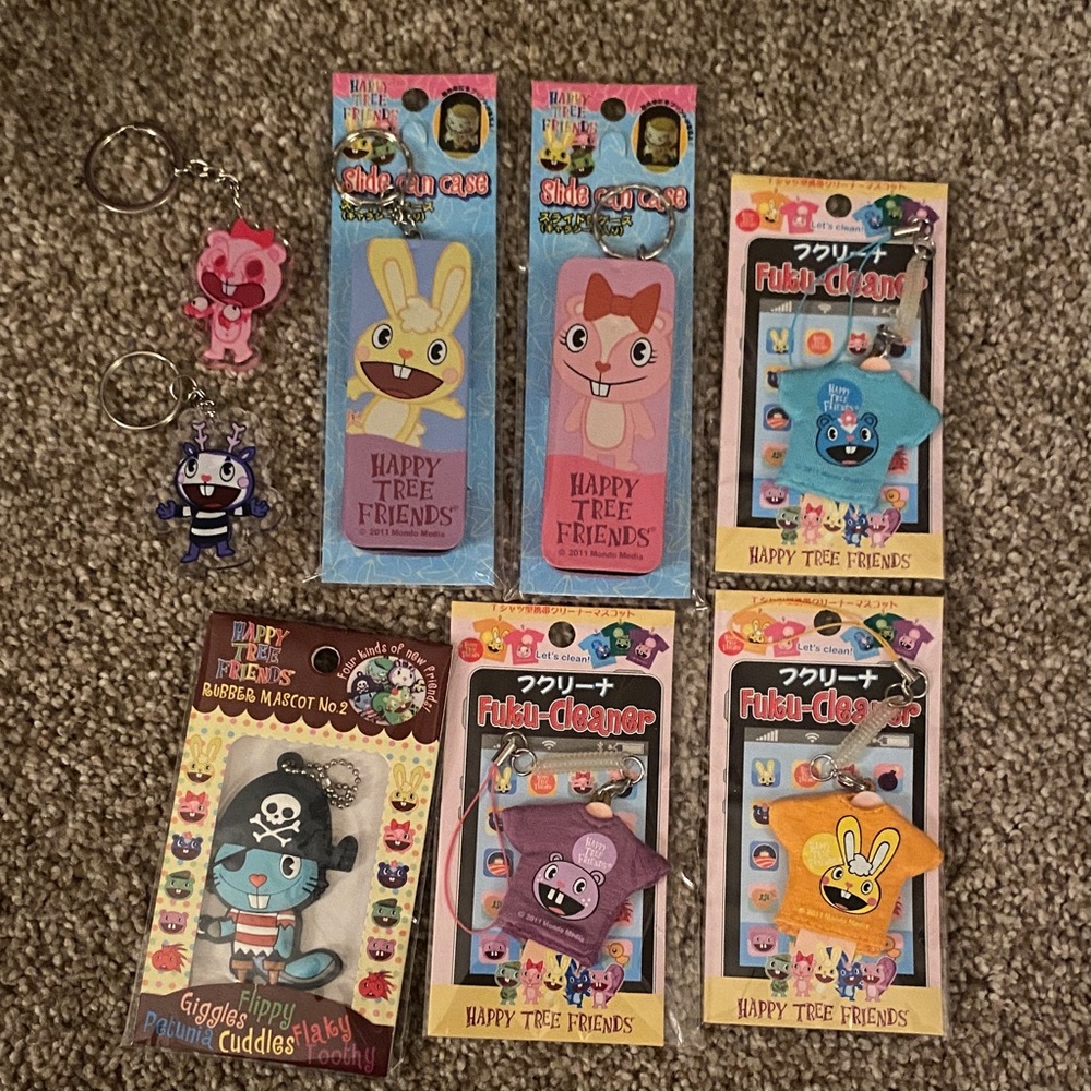 Happy tree friends keychains lot